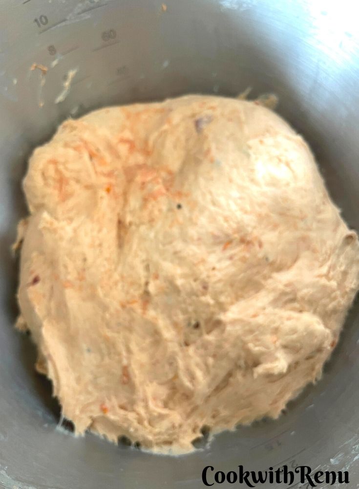 Dough ready to be proofed in a bowl.