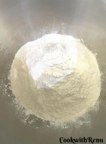 Salt added to flour