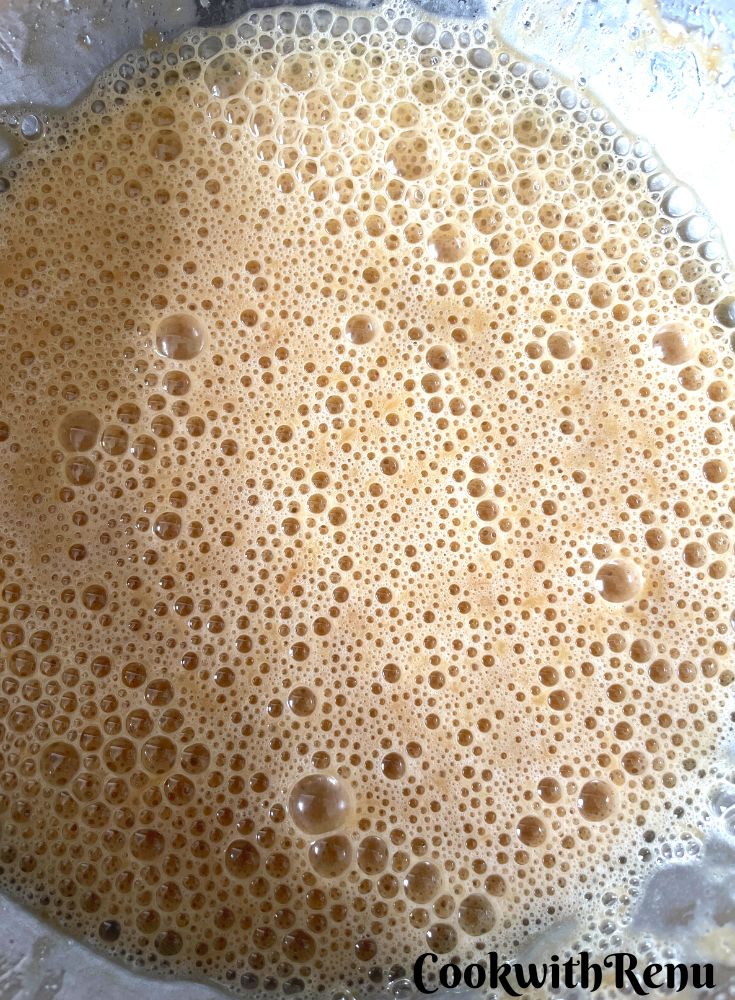 Egg and Sugar Mixture in a bowl.