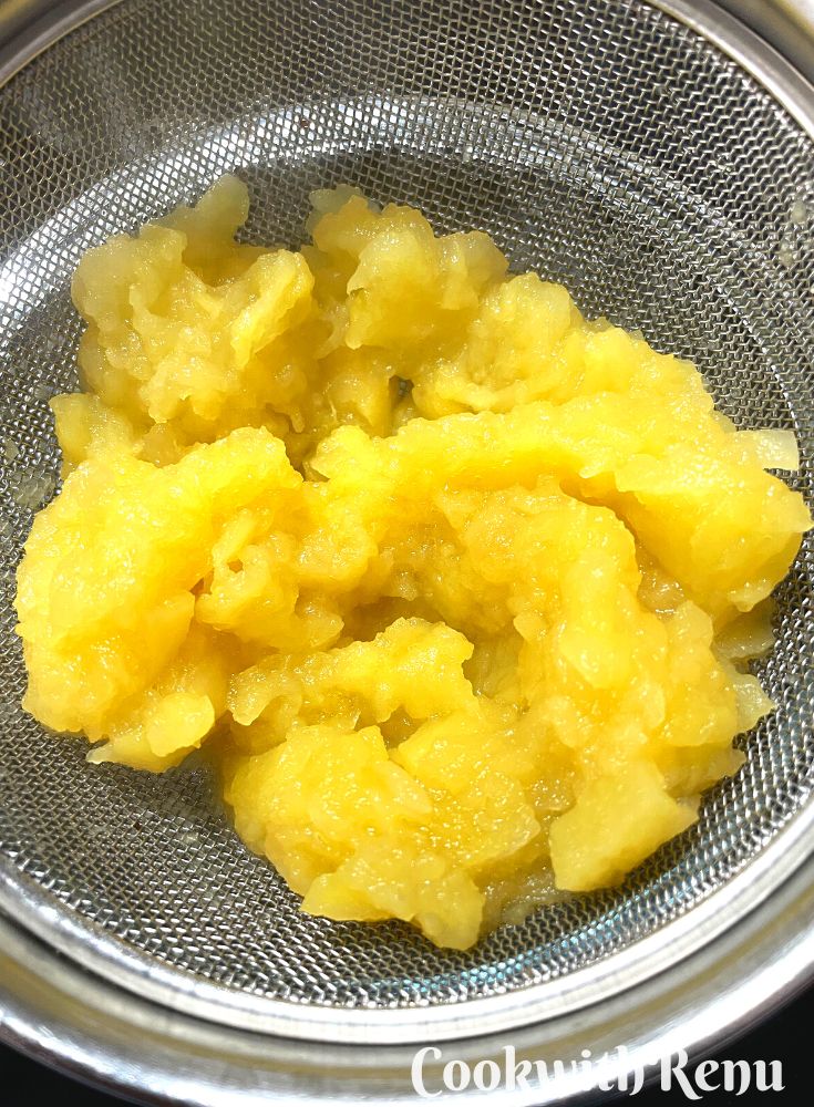 Apple Sauce passed through a sieve.