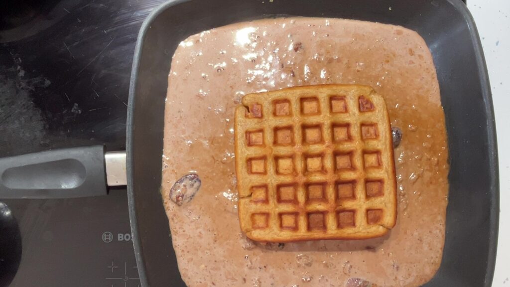 waffles added