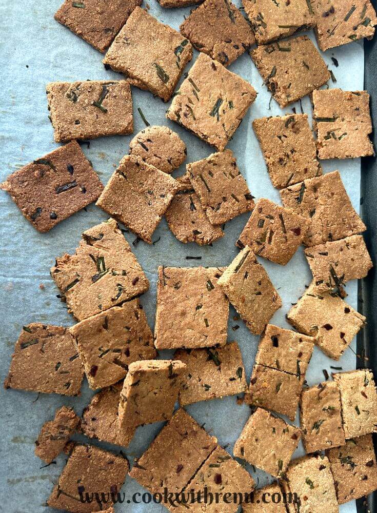 Baked Almond Crackers