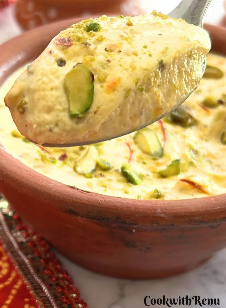 Texture of Shrikhand
