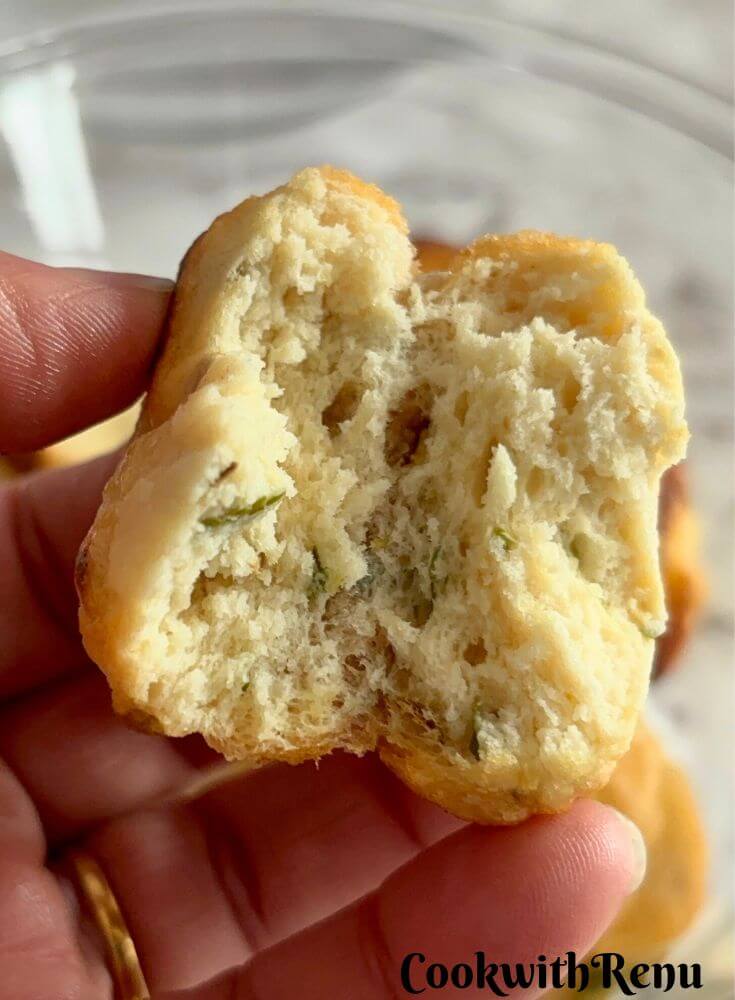 Pircture showing Texture of Appe Pan Dahi Bhalla