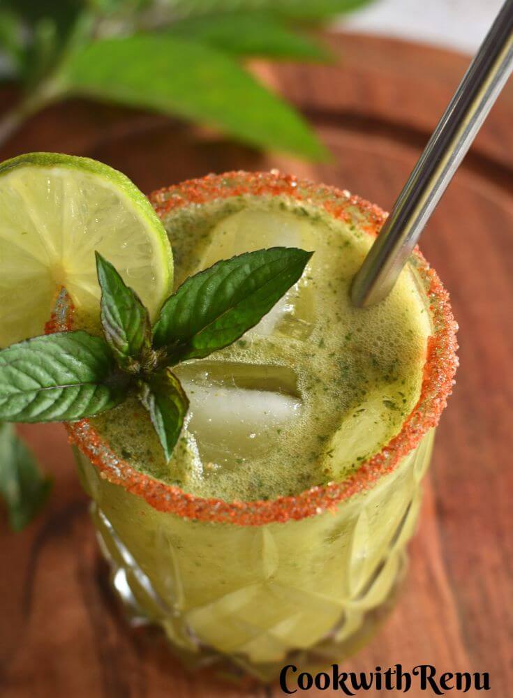 Raw Mango Mint Mojito