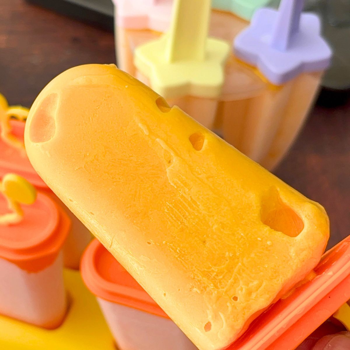 3 Ingredient Mango Cottage Cheese Popsicle